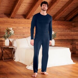 Dagsmejan Balance Sleep Pants Midnight Blue Men’s Large New With Tags